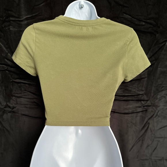 Aeropostale, baby tee, seriously soft green top, Junior size M - Picture 5 of 8